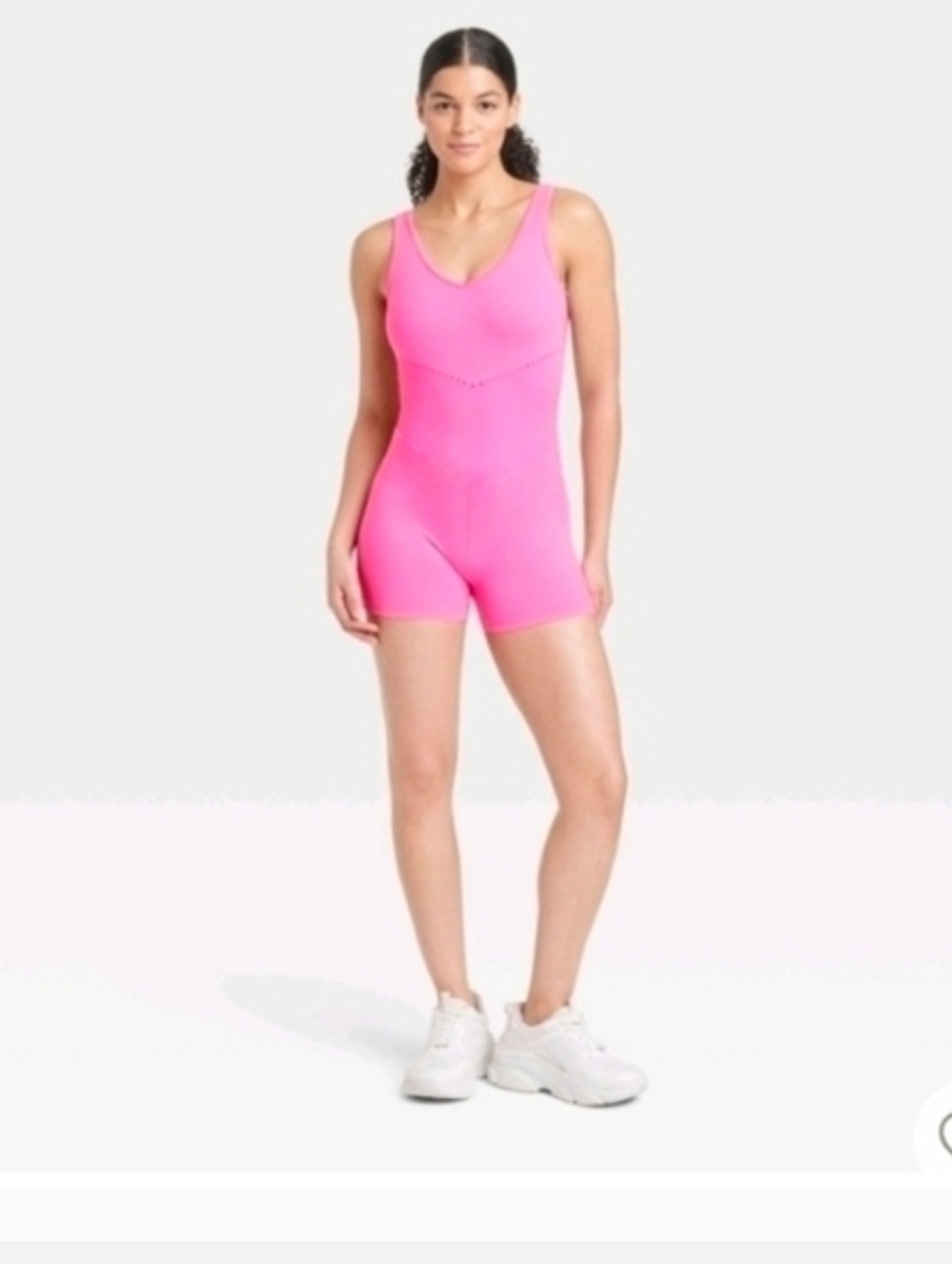 JoyLab Women's Stretch Seamless Short Active Bodysuit
